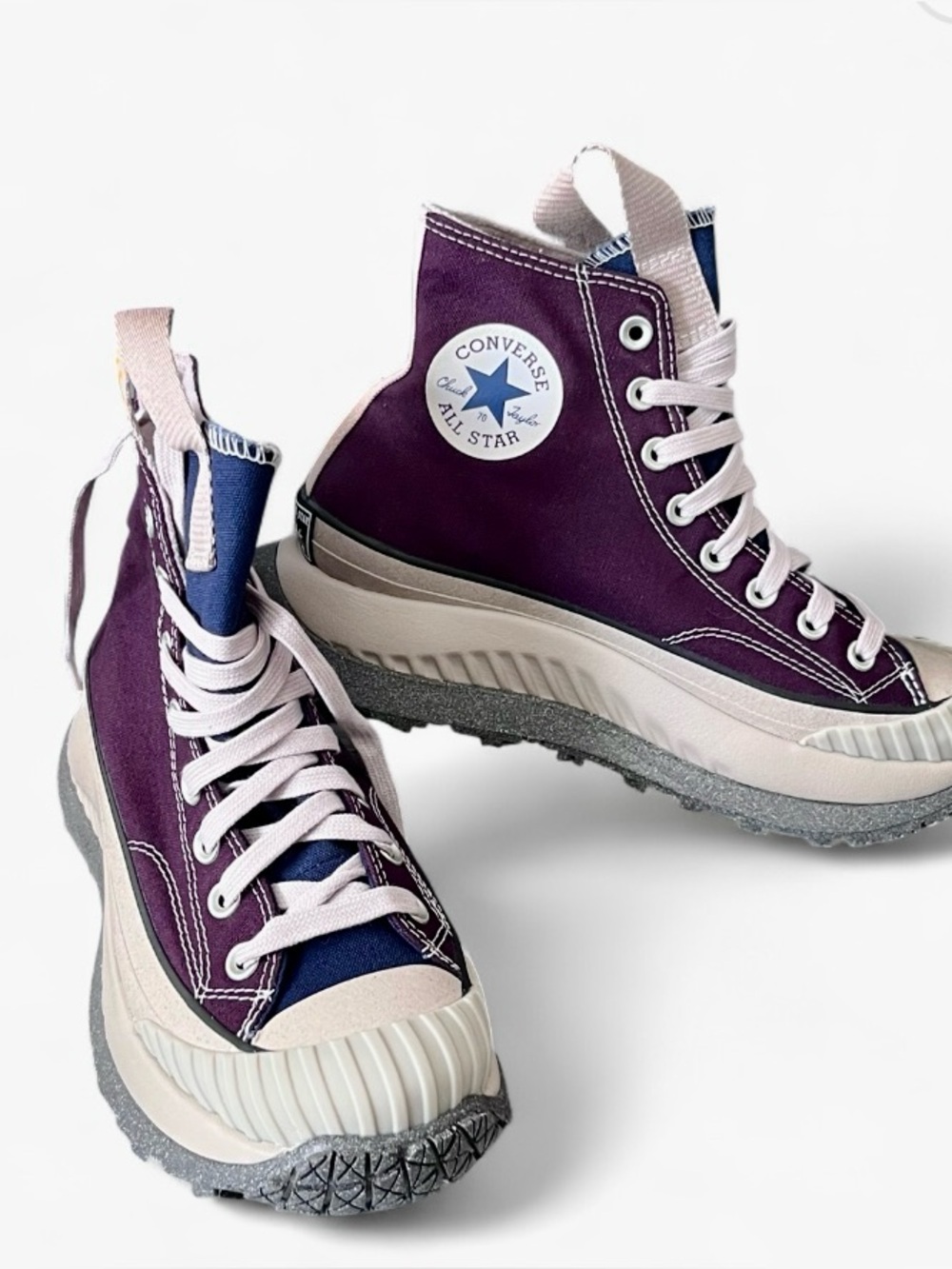 BNWT Collab CONVERSE CHUCK 70 AT-CX CC HIGH PURPLE / BLUE / CREAM